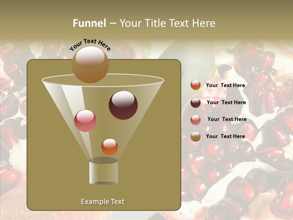 Eat Sweet Juice PowerPoint Template