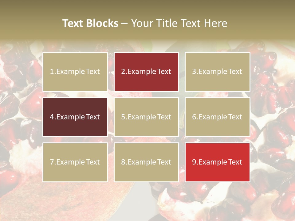 Eat Sweet Juice PowerPoint Template