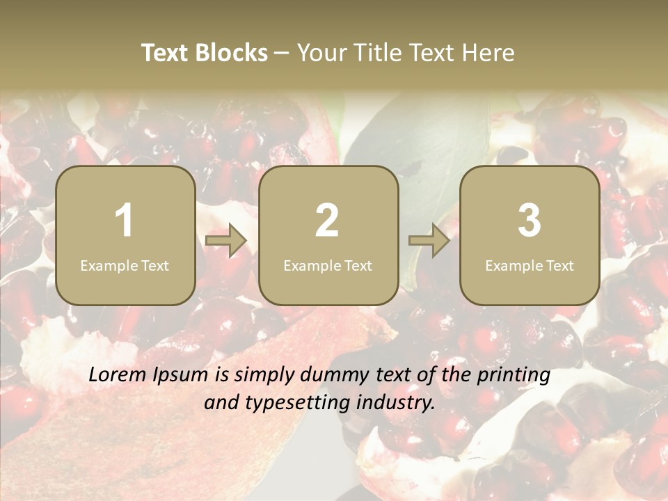 Eat Sweet Juice PowerPoint Template
