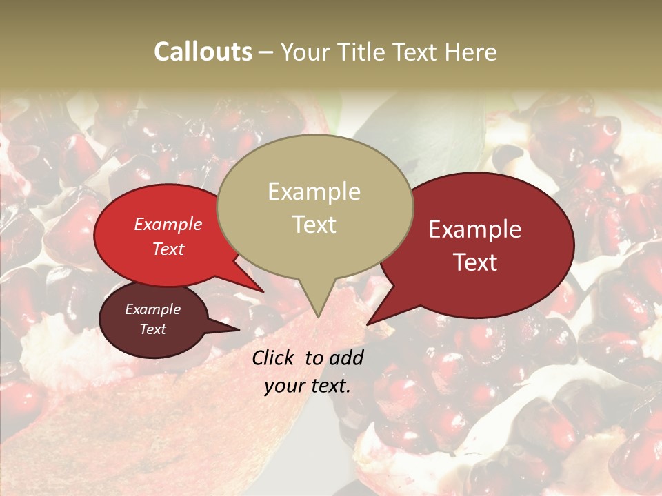 Eat Sweet Juice PowerPoint Template