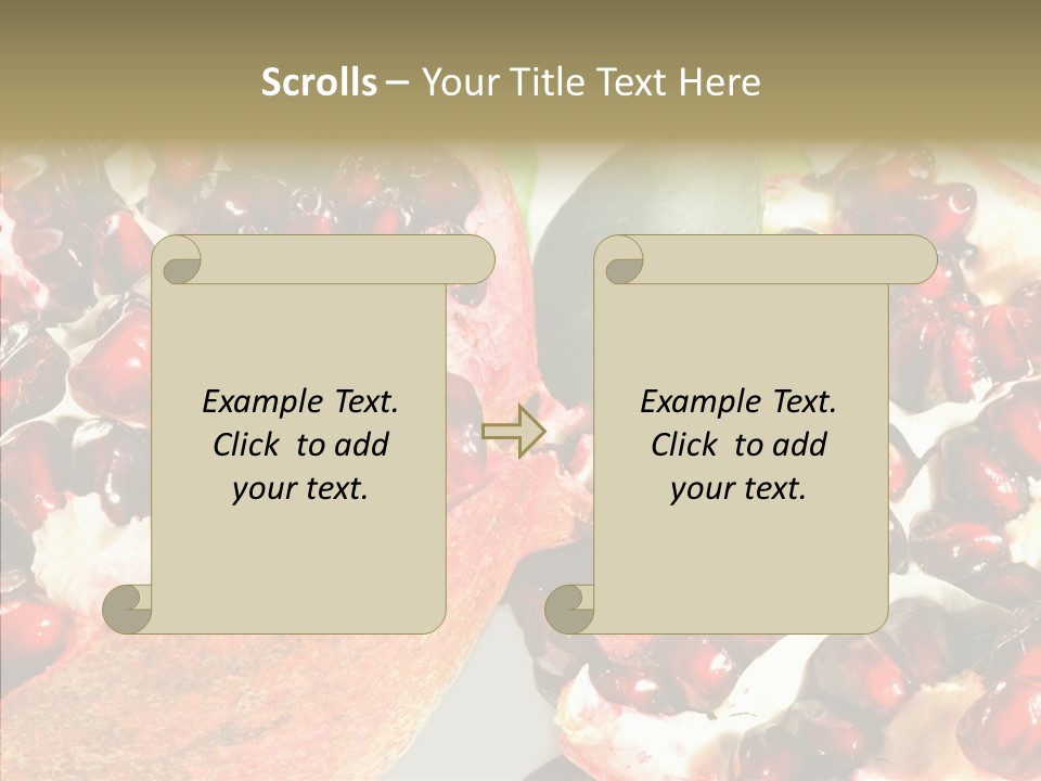 Eat Sweet Juice PowerPoint Template