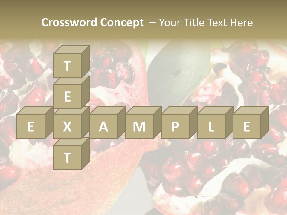 Eat Sweet Juice PowerPoint Template