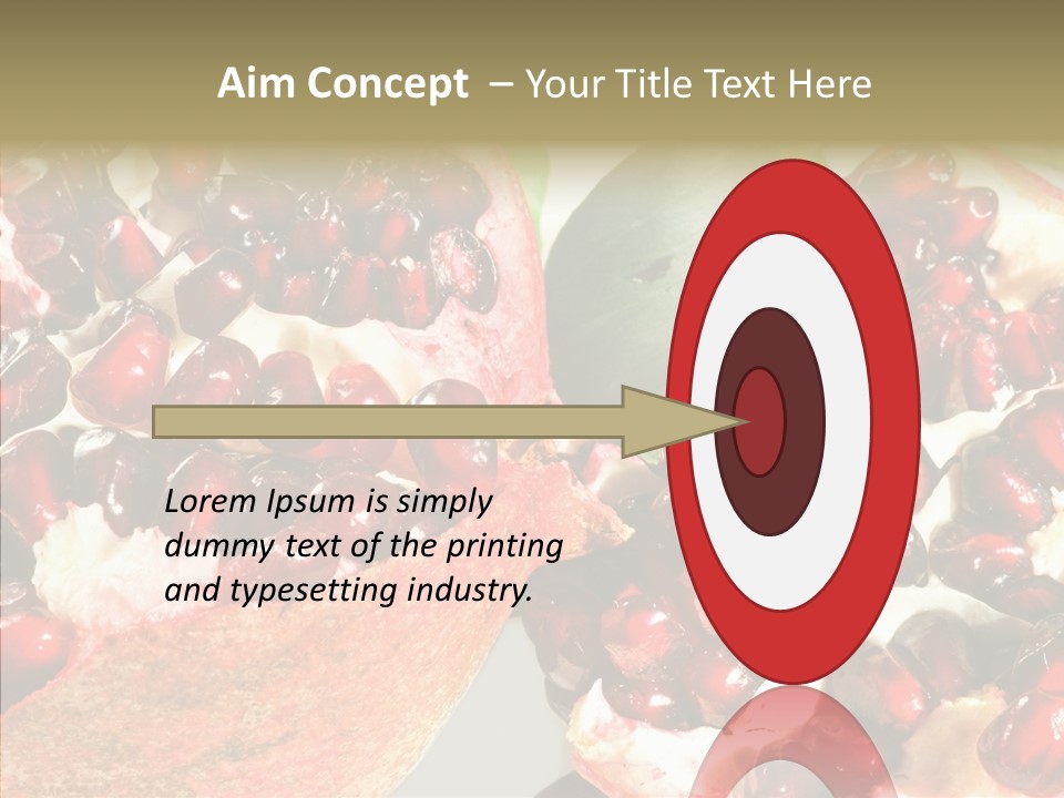 Eat Sweet Juice PowerPoint Template