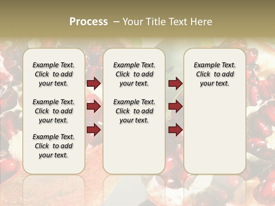 Eat Sweet Juice PowerPoint Template
