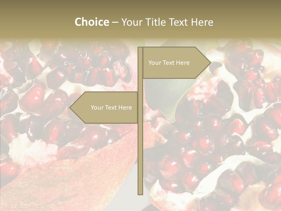 Eat Sweet Juice PowerPoint Template