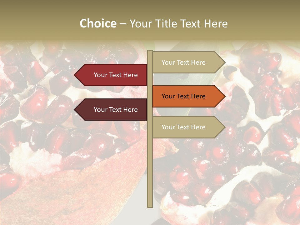 Eat Sweet Juice PowerPoint Template
