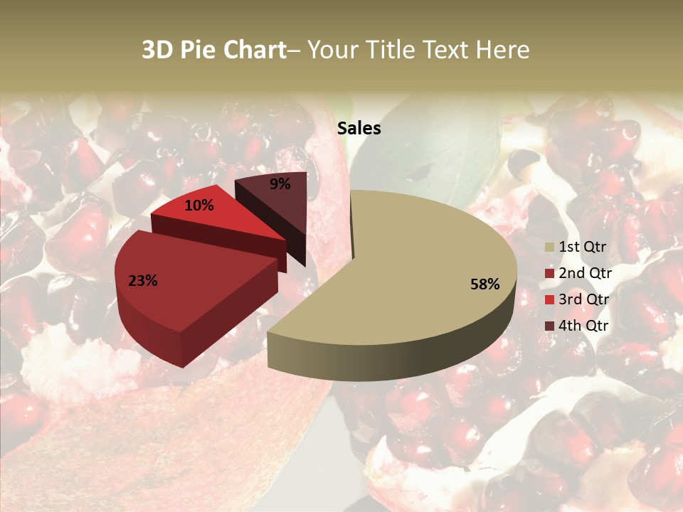 Eat Sweet Juice PowerPoint Template