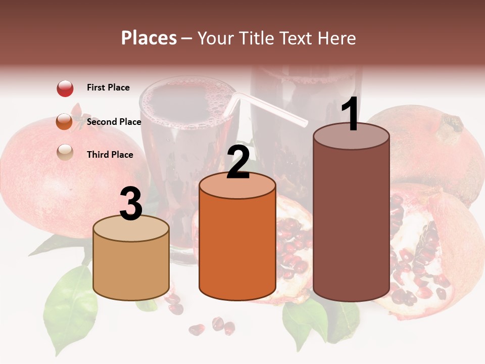 Meal Pomegranate Delicacy PowerPoint Template