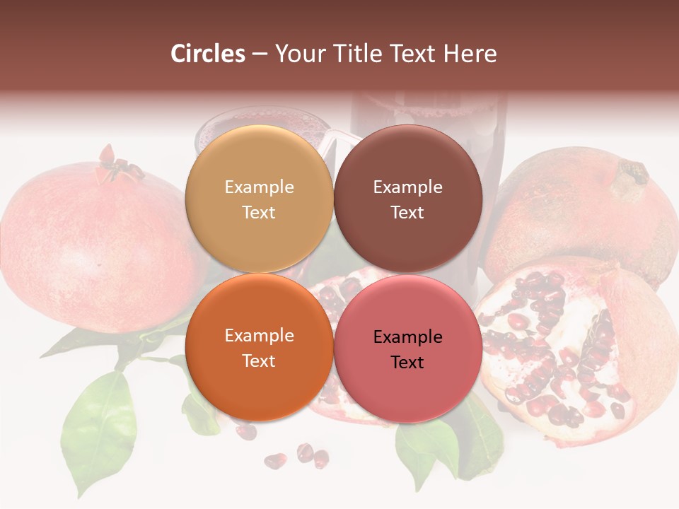 Meal Pomegranate Delicacy PowerPoint Template
