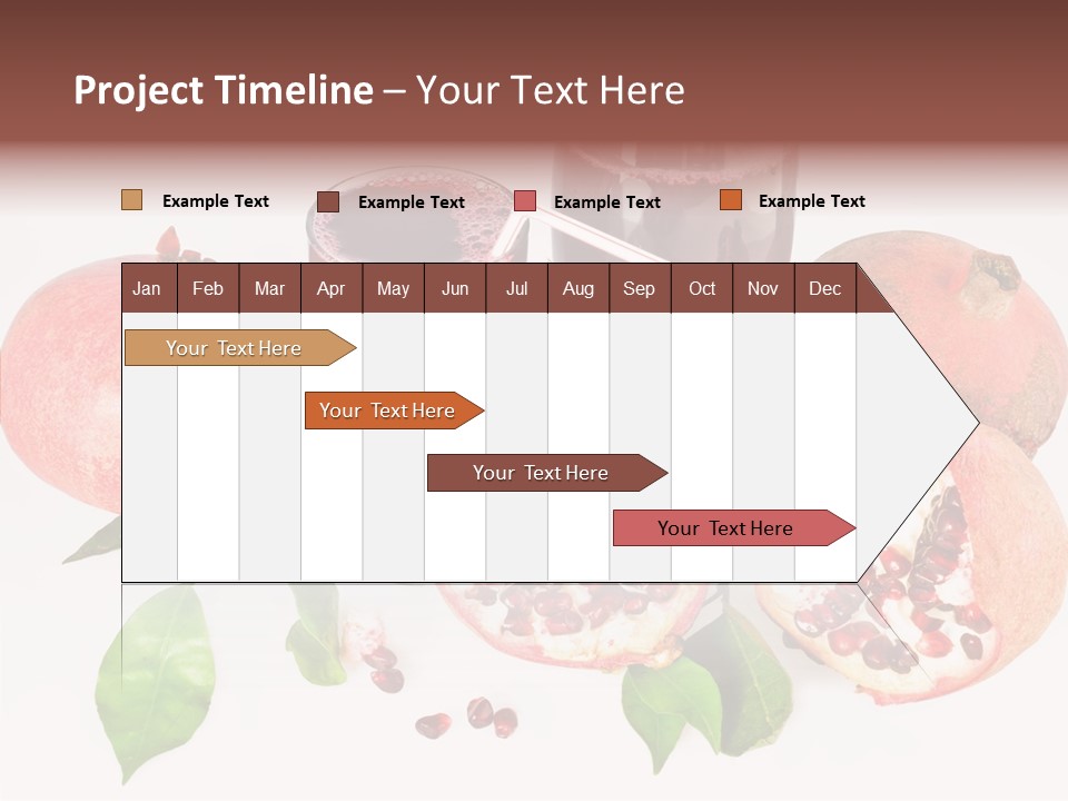 Meal Pomegranate Delicacy PowerPoint Template