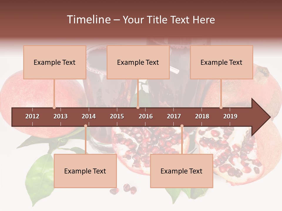 Meal Pomegranate Delicacy PowerPoint Template