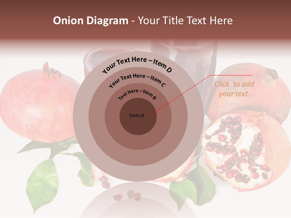 Meal Pomegranate Delicacy PowerPoint Template