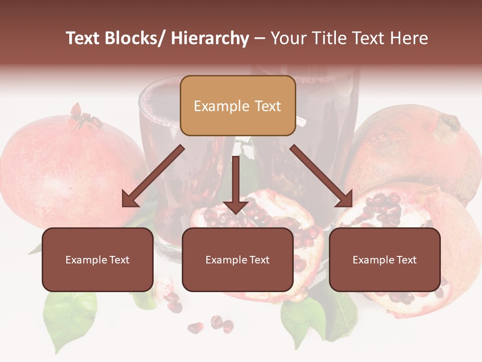 Meal Pomegranate Delicacy PowerPoint Template