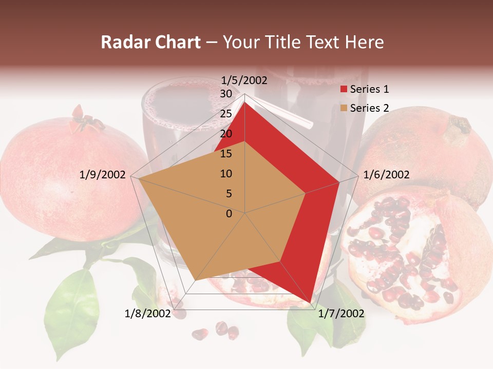 Meal Pomegranate Delicacy PowerPoint Template