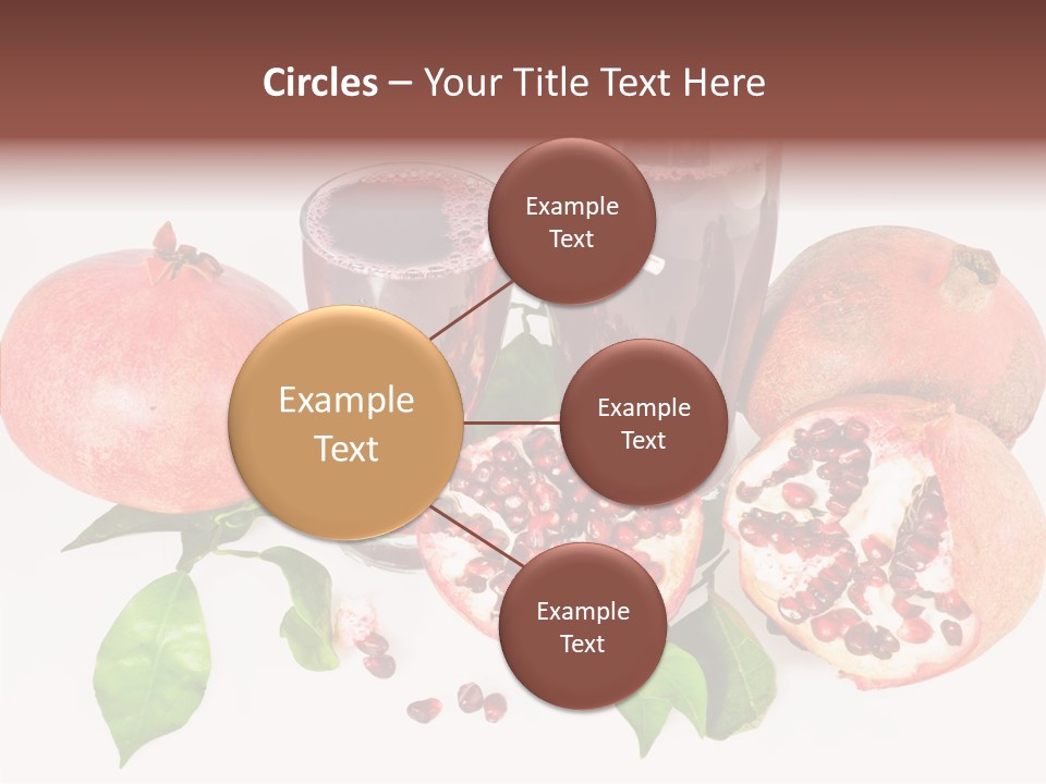 Meal Pomegranate Delicacy PowerPoint Template