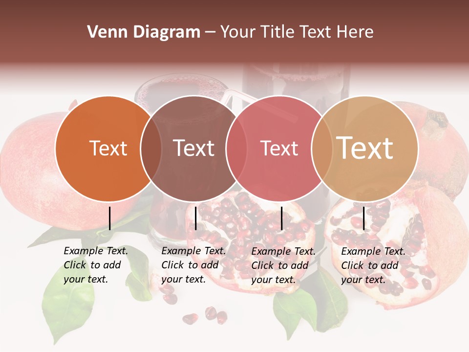 Meal Pomegranate Delicacy PowerPoint Template