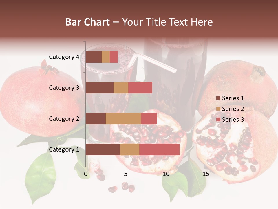 Meal Pomegranate Delicacy PowerPoint Template