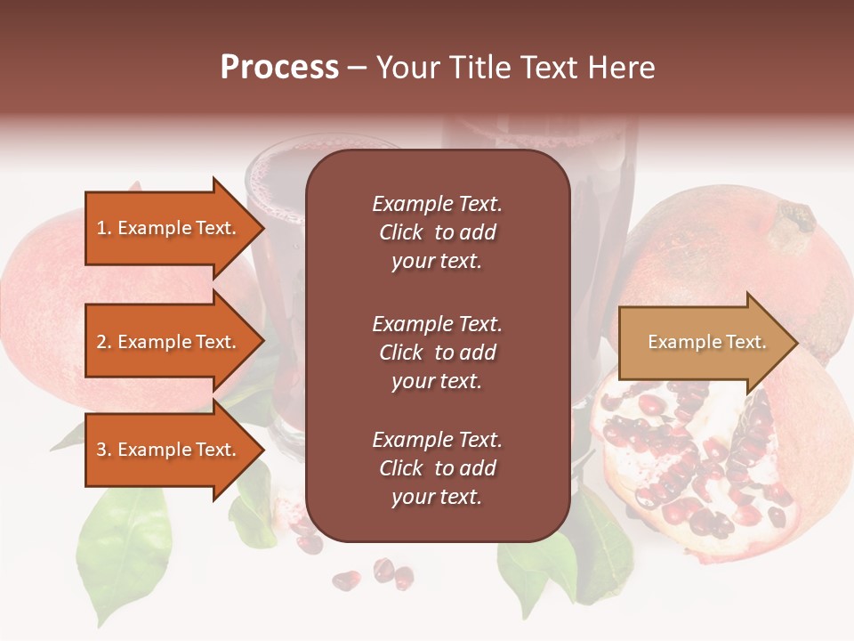 Meal Pomegranate Delicacy PowerPoint Template