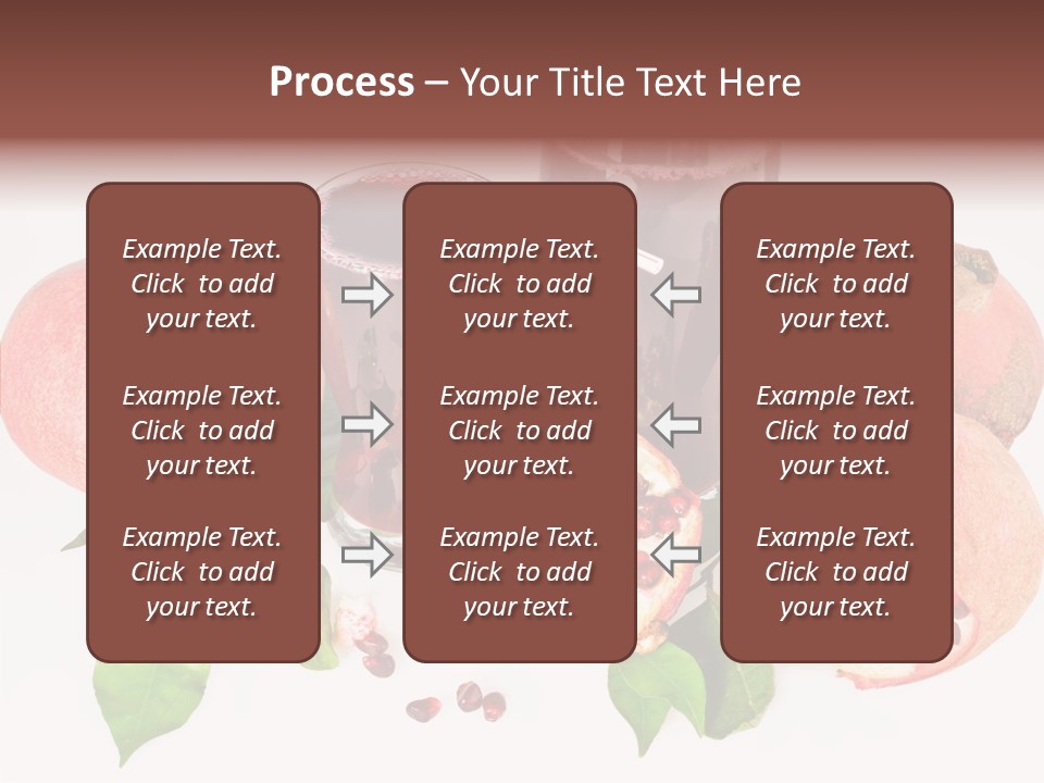 Meal Pomegranate Delicacy PowerPoint Template