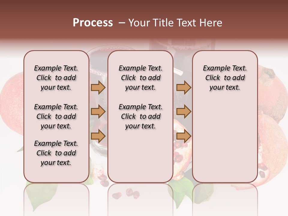 Meal Pomegranate Delicacy PowerPoint Template