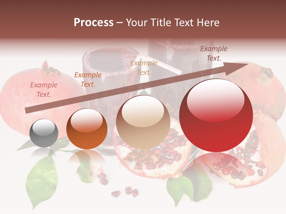 Meal Pomegranate Delicacy PowerPoint Template