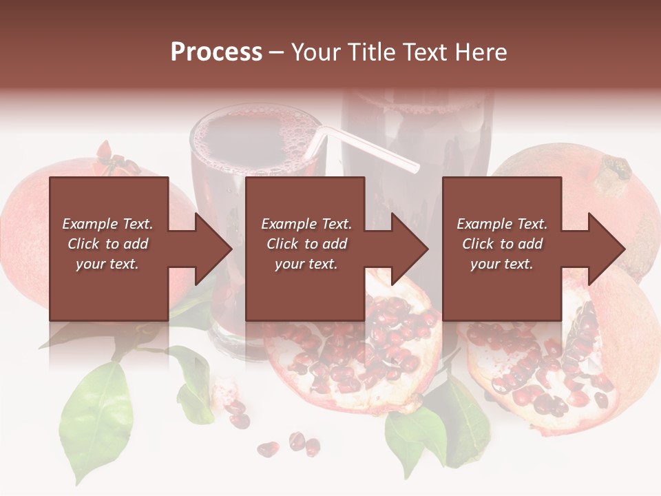 Meal Pomegranate Delicacy PowerPoint Template