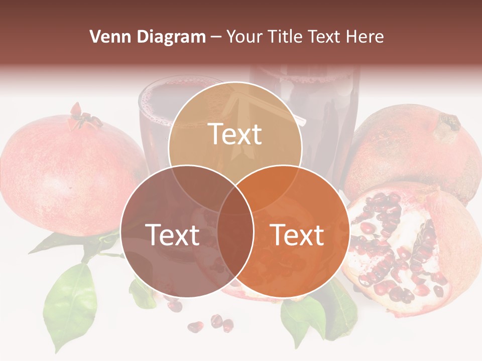 Meal Pomegranate Delicacy PowerPoint Template