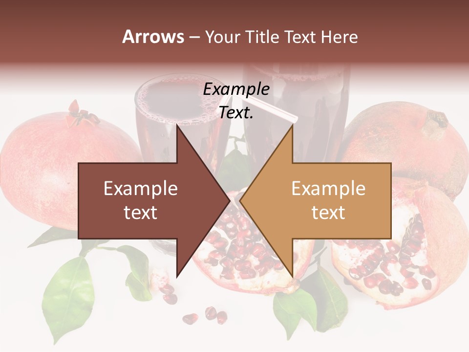 Meal Pomegranate Delicacy PowerPoint Template