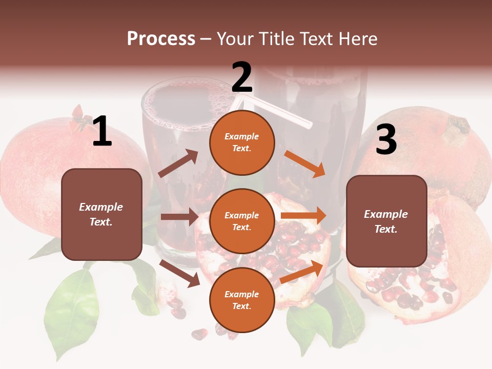 Meal Pomegranate Delicacy PowerPoint Template