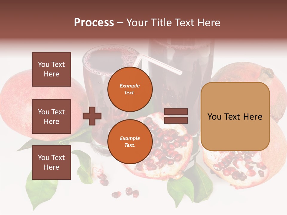 Meal Pomegranate Delicacy PowerPoint Template