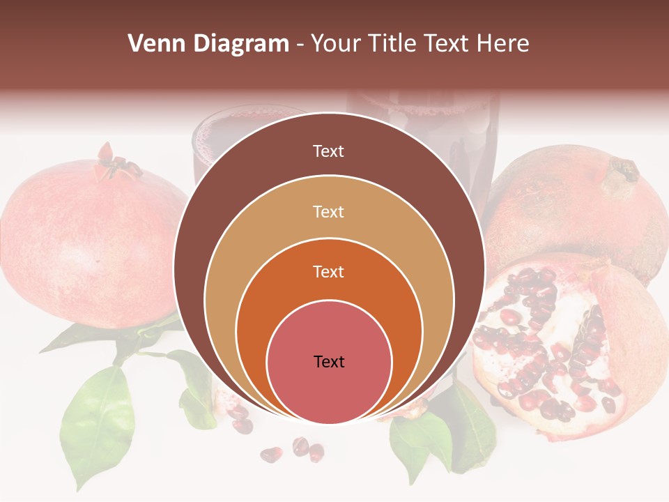 Meal Pomegranate Delicacy PowerPoint Template