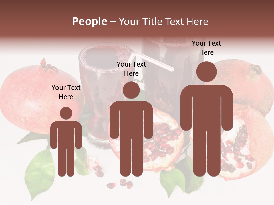 Meal Pomegranate Delicacy PowerPoint Template