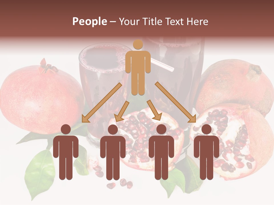 Meal Pomegranate Delicacy PowerPoint Template