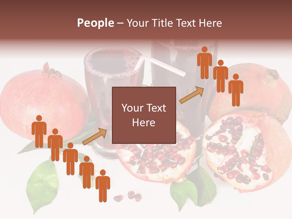 Meal Pomegranate Delicacy PowerPoint Template
