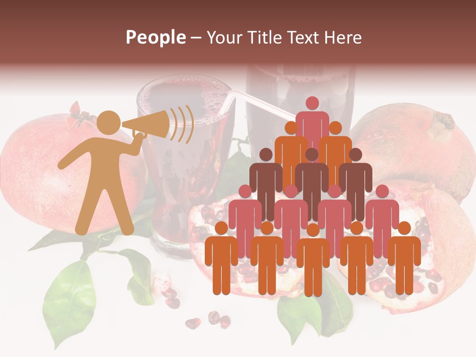 Meal Pomegranate Delicacy PowerPoint Template