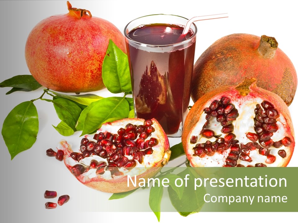 Juice Meal Agriculture PowerPoint Template