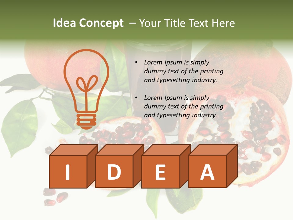 Juice Meal Agriculture PowerPoint Template