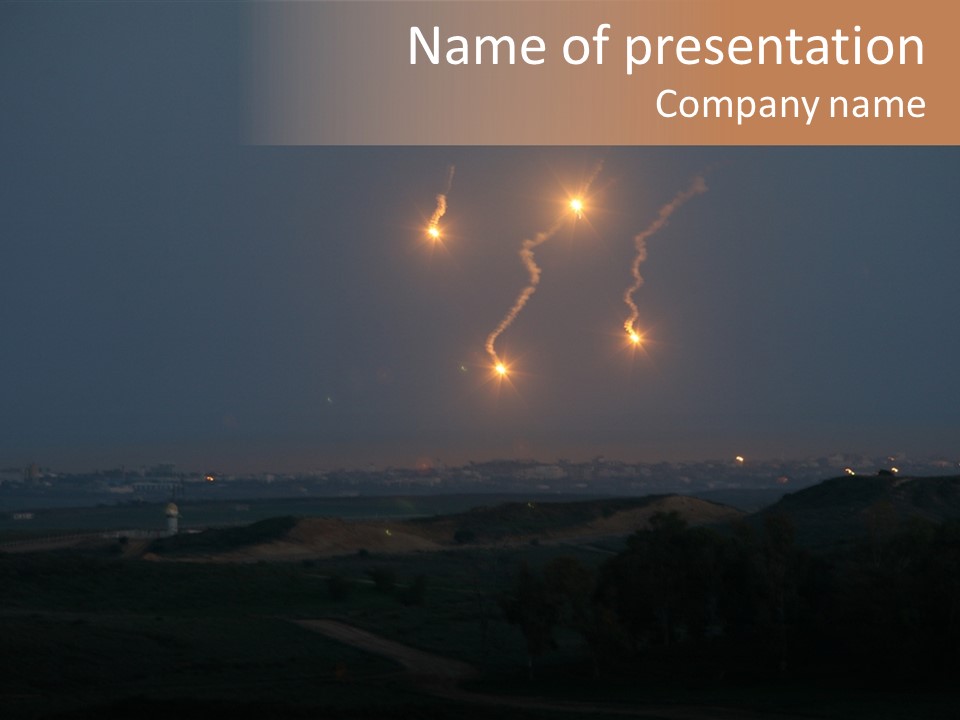 Hamas Mortar Airforce PowerPoint Template