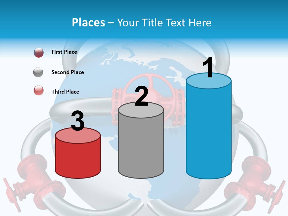 Valve Illustration Industrial PowerPoint Template