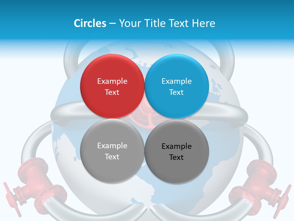 Valve Illustration Industrial PowerPoint Template