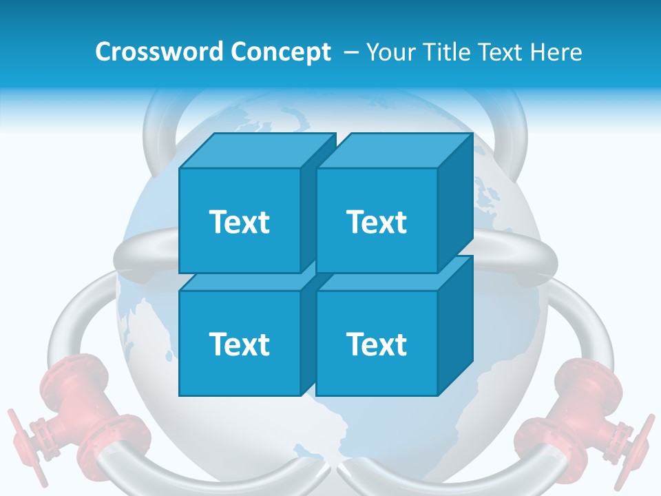 Valve Illustration Industrial PowerPoint Template