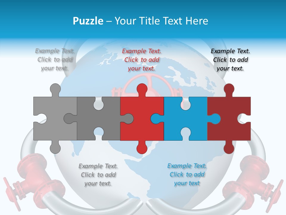 Valve Illustration Industrial PowerPoint Template