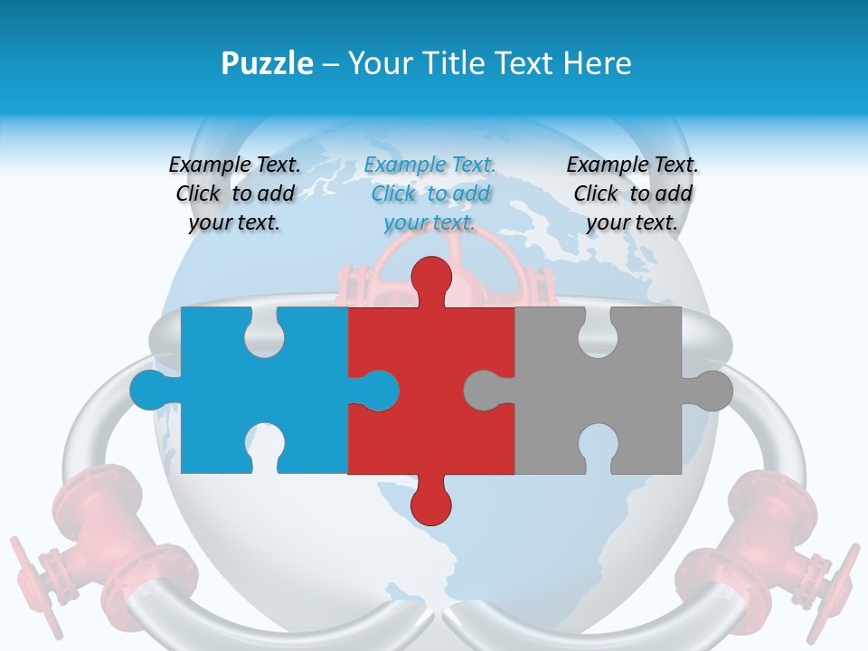 Valve Illustration Industrial PowerPoint Template