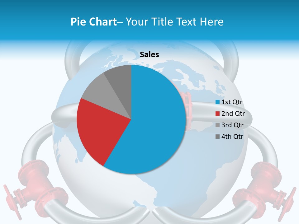 Valve Illustration Industrial PowerPoint Template