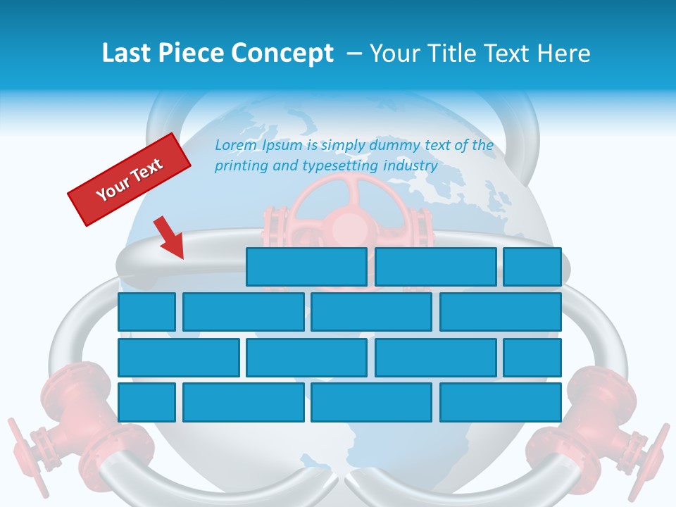 Valve Illustration Industrial PowerPoint Template