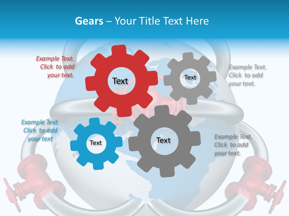 Valve Illustration Industrial PowerPoint Template