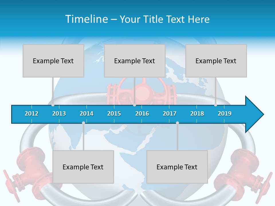 Valve Illustration Industrial PowerPoint Template