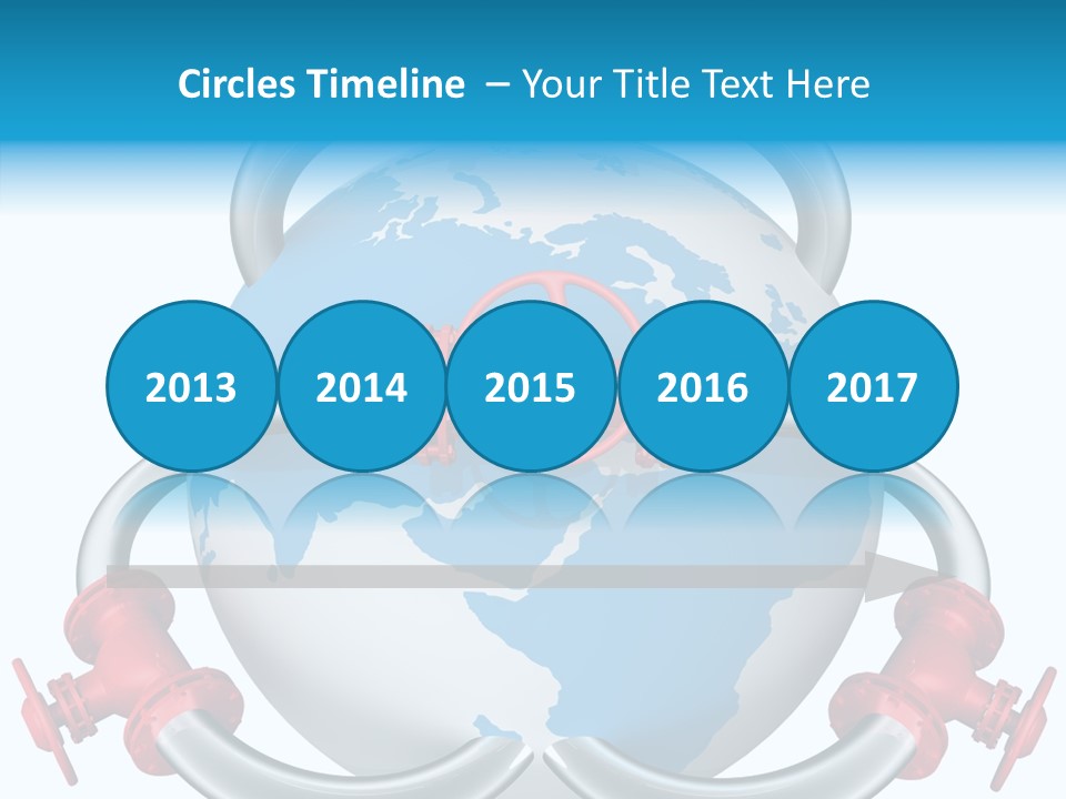 Valve Illustration Industrial PowerPoint Template