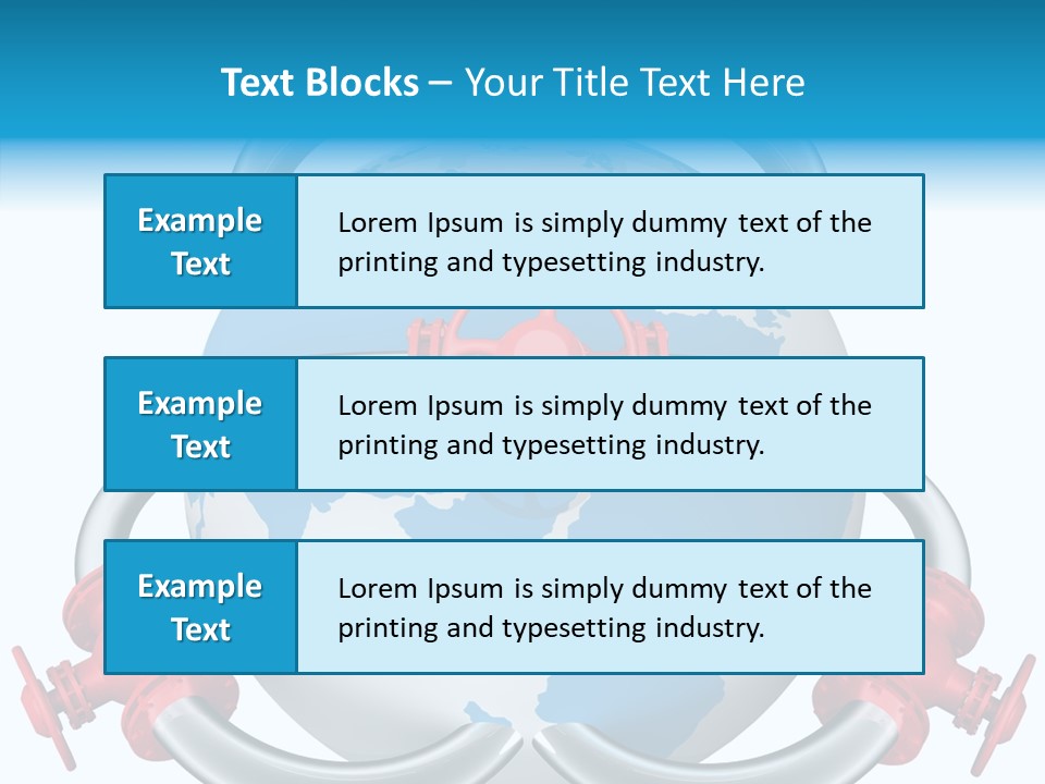 Valve Illustration Industrial PowerPoint Template