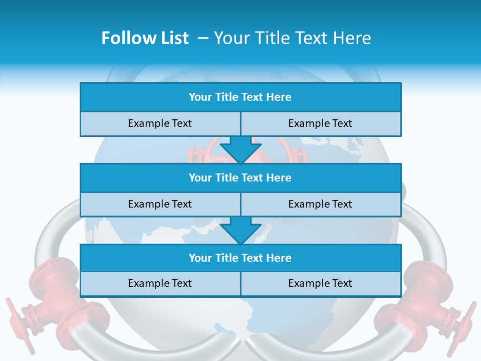 Valve Illustration Industrial PowerPoint Template